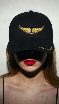 Zadig & Voltaire Head Over Heels Baseball Cap Black -Trendy Threads Deals 15 2