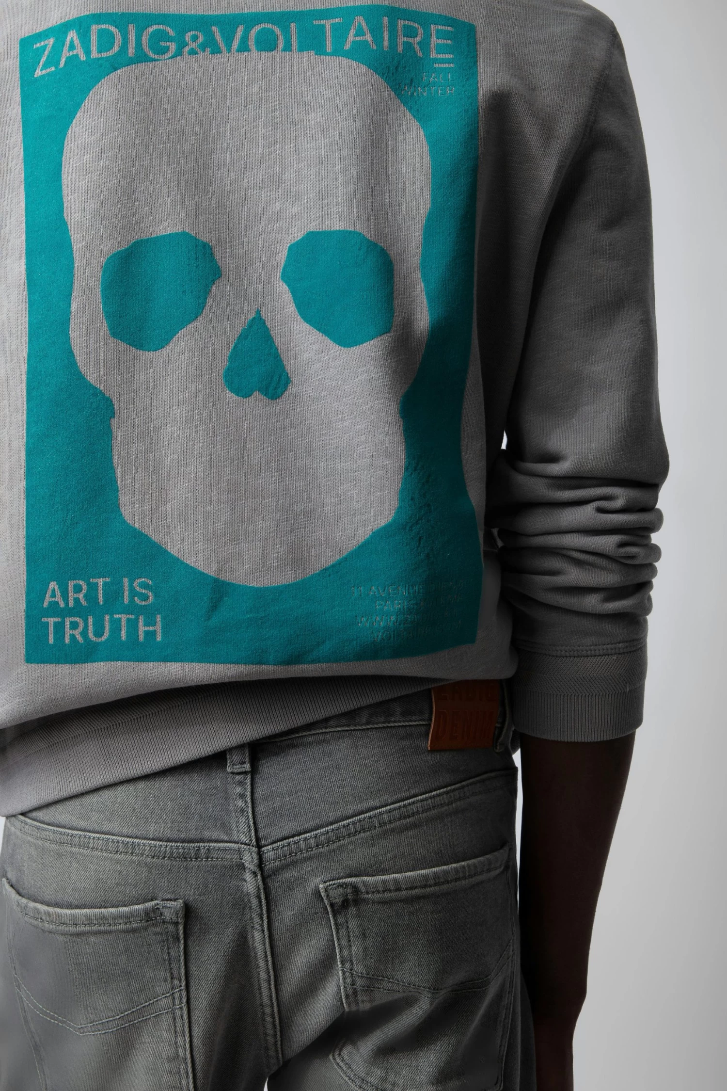 Zadig & Voltaire Stony Sweatshirt Iron 6 Zadig & Voltaire Stony Sweatshirt Iron - Image 4