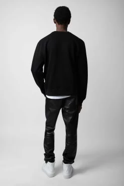 Zadig & Voltaire Simba Sweatshirt Black -Trendy Threads Deals JMSS00245 NOIR 5 1