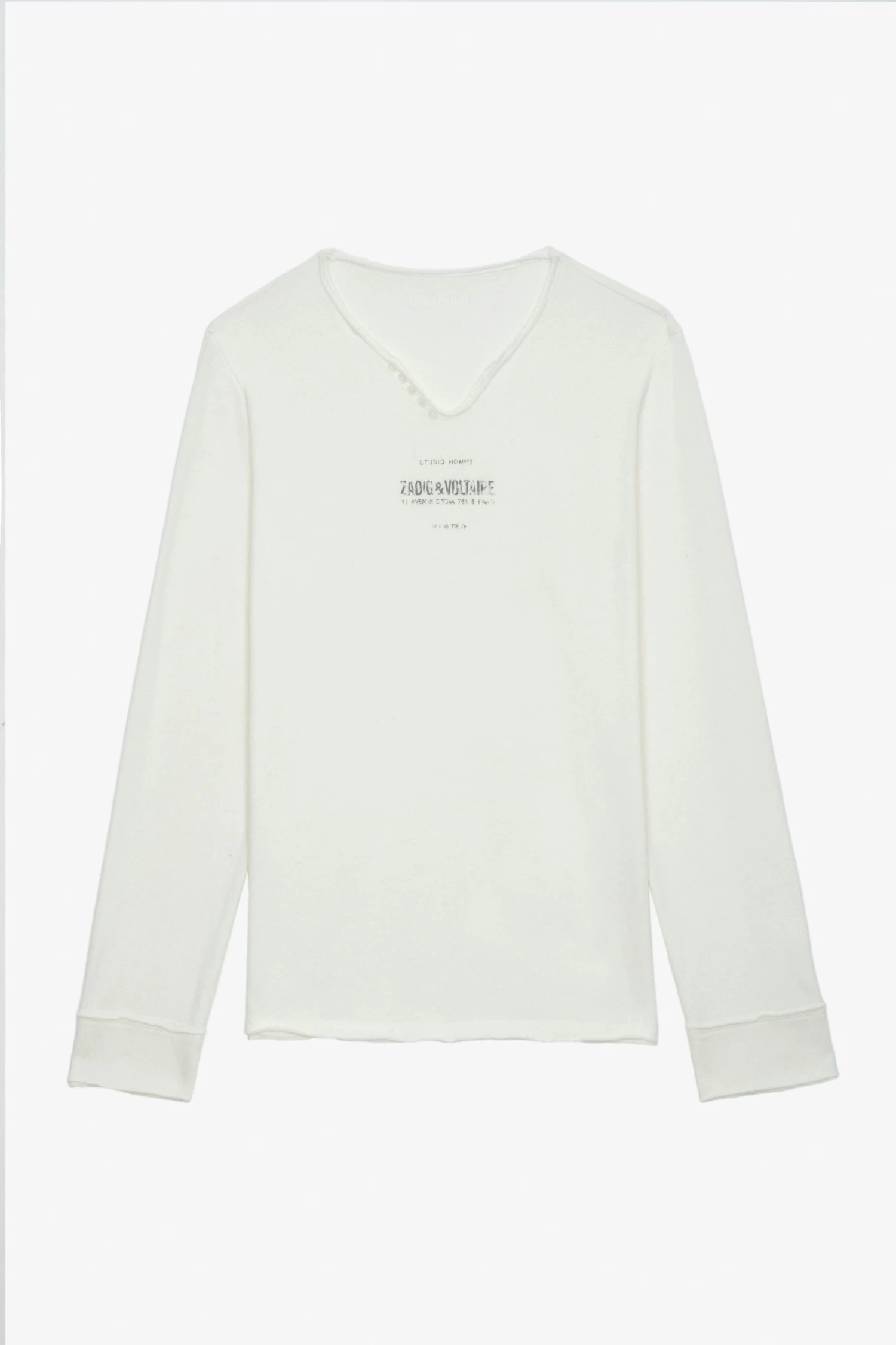 Zadig & Voltaire Monastir Henley T-shirt Judo 8 Zadig & Voltaire Monastir Henley T-shirt Judo - Image 6