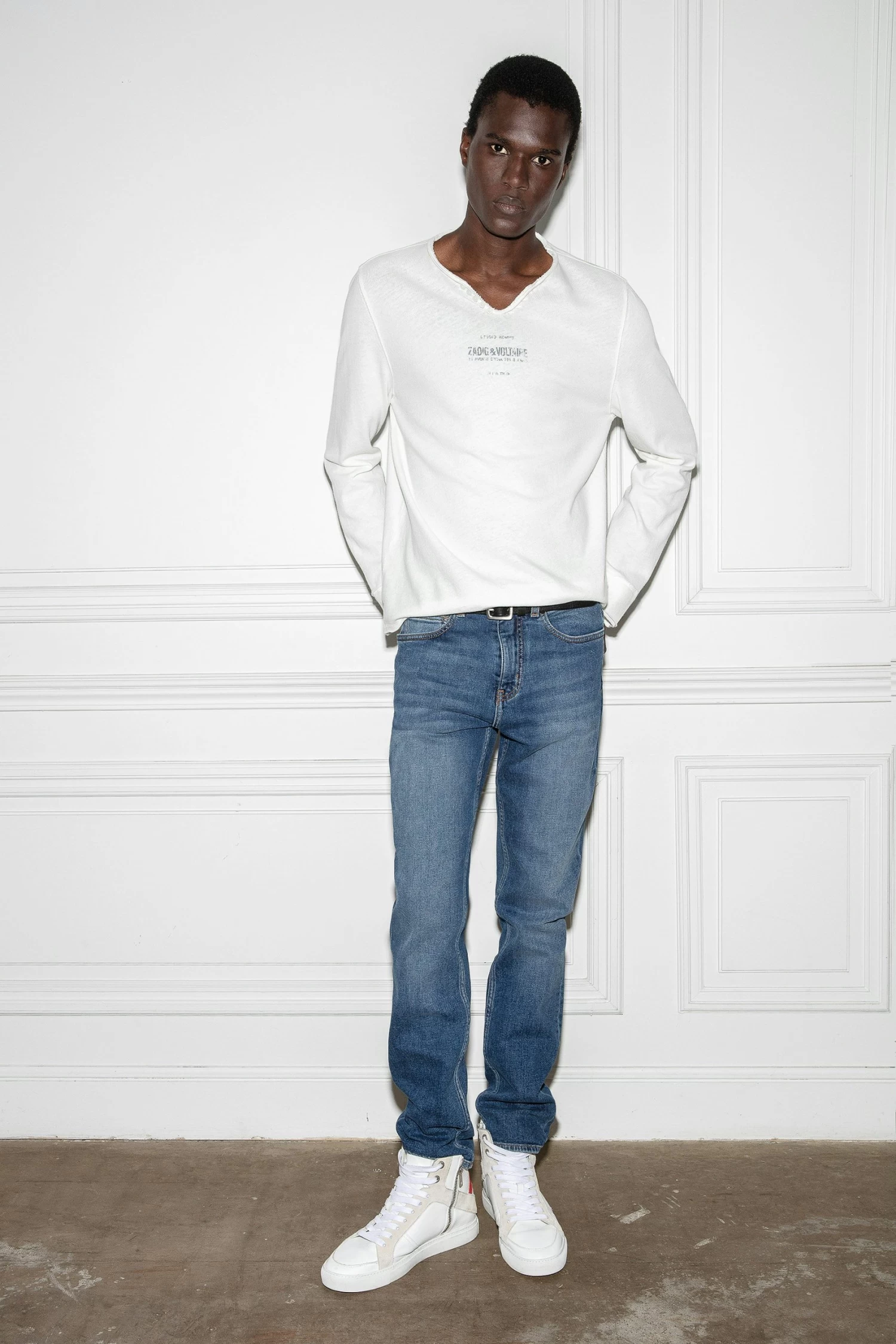 Zadig & Voltaire Monastir Henley T-shirt Judo 7 Zadig & Voltaire Monastir Henley T-shirt Judo - Image 5