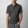 Zadig & Voltaire Dimitri Polo Shirt Carbone