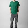 Zadig & Voltaire Stockholm Slub T-shirt Peppermint
