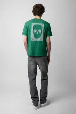 Zadig & Voltaire Stockholm Slub T-shirt Peppermint -Trendy Threads Deals JMTS00623 PEPPERMINT 4