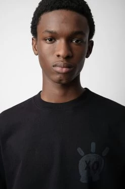 Zadig & Voltaire Teddy Skull T-shirt Black -Trendy Threads Deals JMTS00630 NOIR 4