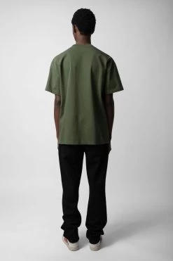 Zadig & Voltaire Teddy Skull T-shirt Used Kaki -Trendy Threads Deals JMTS00630 USED KAKI 5