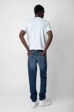 Zadig & Voltaire Jetty T-shirt Ciel 10 Zadig & Voltaire Jetty T-shirt Ciel -Trendy Threads Deals JMTS00634 CIEL 5