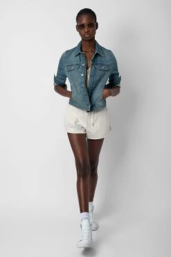 Zadig & Voltaire Smiley Shorts Petale 10 Zadig & Voltaire Smiley Shorts Petale -Trendy Threads Deals JWBS00008 PETALE 4