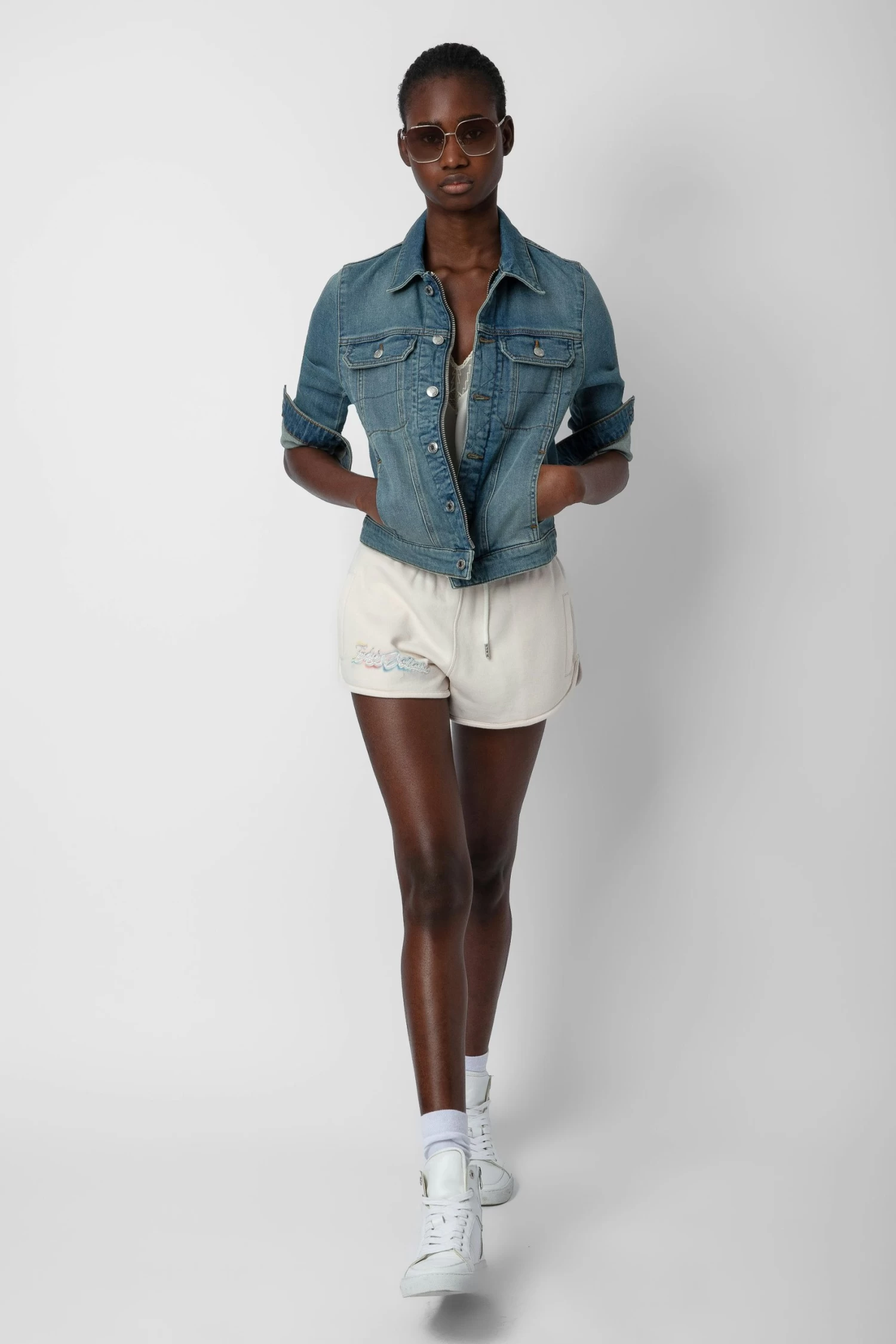 Zadig & Voltaire Smiley Shorts Petale 5 Zadig & Voltaire Smiley Shorts Petale - Image 3