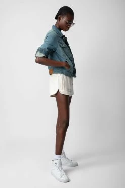 Zadig & Voltaire Smiley Shorts Petale 12 Zadig & Voltaire Smiley Shorts Petale -Trendy Threads Deals JWBS00008 PETALE 6