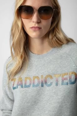 Zadig & Voltaire Diaz Glitter Dress Gris Chine Clair -Trendy Threads Deals JWDR00064 GRIS CHINE CLAIR 4 1