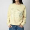 Zadig & Voltaire Upper Insignia Sweatshirt Shea -Trendy Threads Deals JWSS00568 SHEA 2