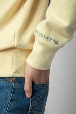 Zadig & Voltaire Upper Insignia Sweatshirt Shea -Trendy Threads Deals JWSS00568 SHEA 5