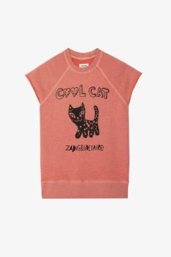 Zadig & Voltaire Rupper Sweatshirt Litchi -Trendy Threads Deals JWSS00582 LITCHI 1