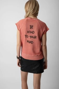 Zadig & Voltaire Rupper Sweatshirt Litchi -Trendy Threads Deals JWSS00582 LITCHI 4 1