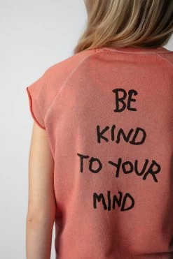 Zadig & Voltaire Rupper Sweatshirt Litchi -Trendy Threads Deals JWSS00582 LITCHI 5 1