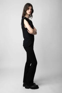 Zadig & Voltaire Donate Jewellery T-shirt Black -Trendy Threads Deals JWTS01562 NOIR 4