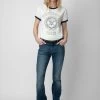 Zadig & Voltaire Walk University Diamanté T-shirt Judo -Trendy Threads Deals JWTS01610 JUDO 2