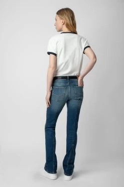 Zadig & Voltaire Walk University Diamanté T-shirt Judo -Trendy Threads Deals JWTS01610 JUDO 5