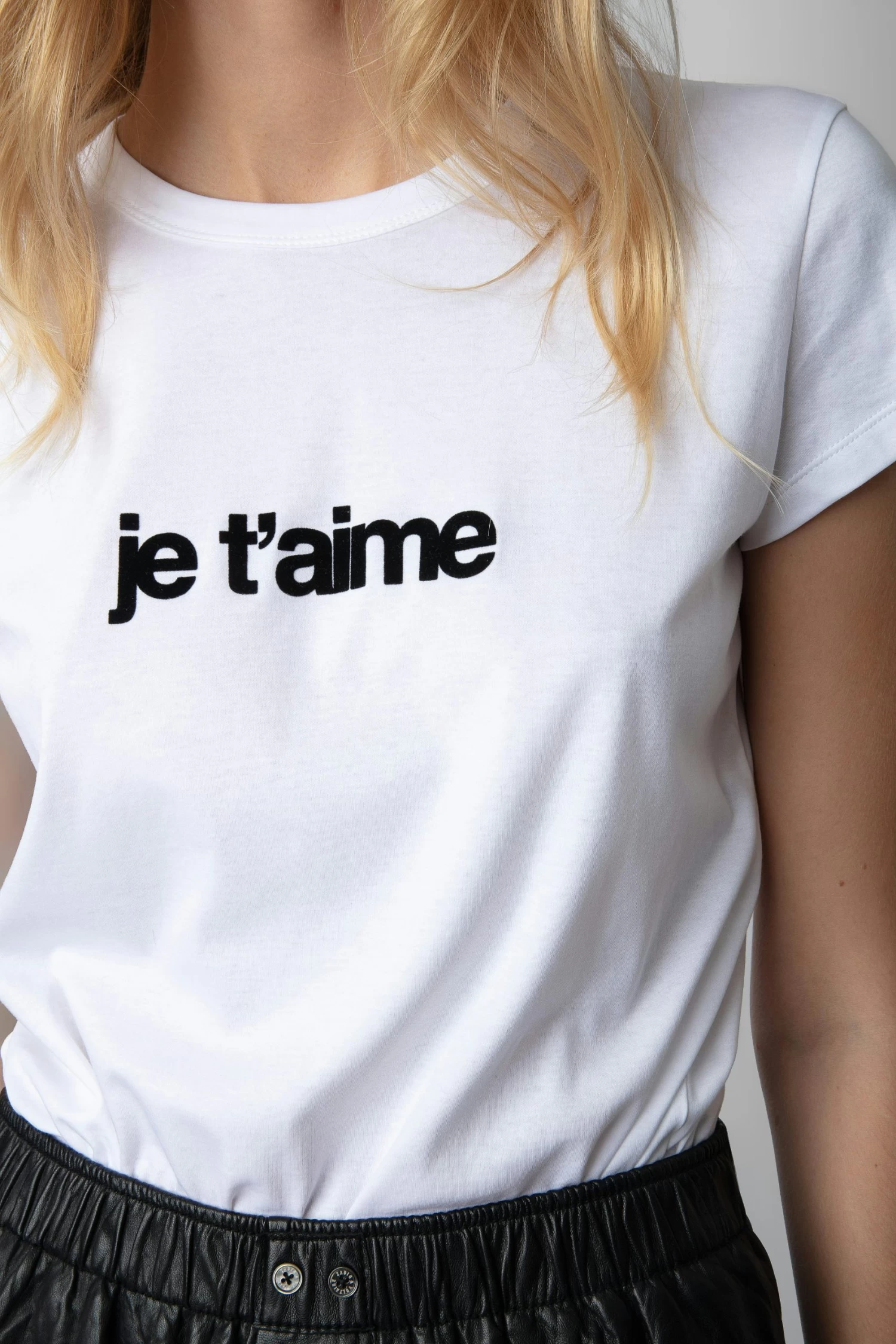 Zadig & Voltaire Woop Je T’aime T-shirt White 5 Zadig & Voltaire Woop Je T’aime T-shirt White - Image 3