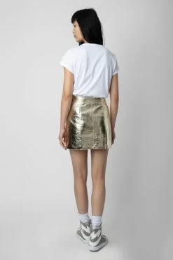 Zadig & Voltaire Woop Insignia T-shirt White -Trendy Threads Deals JWTS01625 BLANC 5