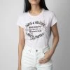 Zadig & Voltaire Woop Insignia T-shirt Parme -Trendy Threads Deals JWTS01625 PARME 2