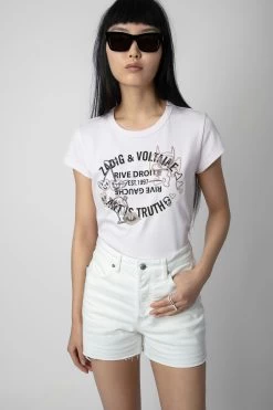Zadig & Voltaire Woop Insignia T-shirt Parme