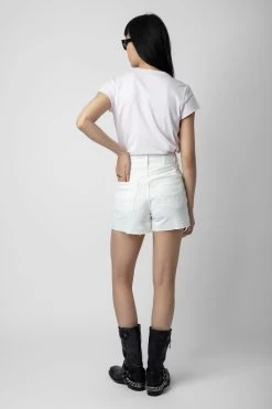 Zadig & Voltaire Woop Insignia T-shirt Parme -Trendy Threads Deals JWTS01625 PARME 5