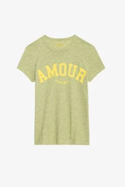 Zadig & Voltaire Walk Amour T-shirt Cedra -Trendy Threads Deals JWTS01631 CEDRA