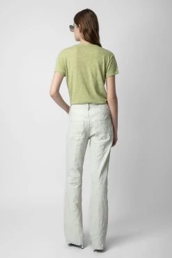 Zadig & Voltaire Walk Amour T-shirt Cedra -Trendy Threads Deals JWTS01631 CEDRA 5