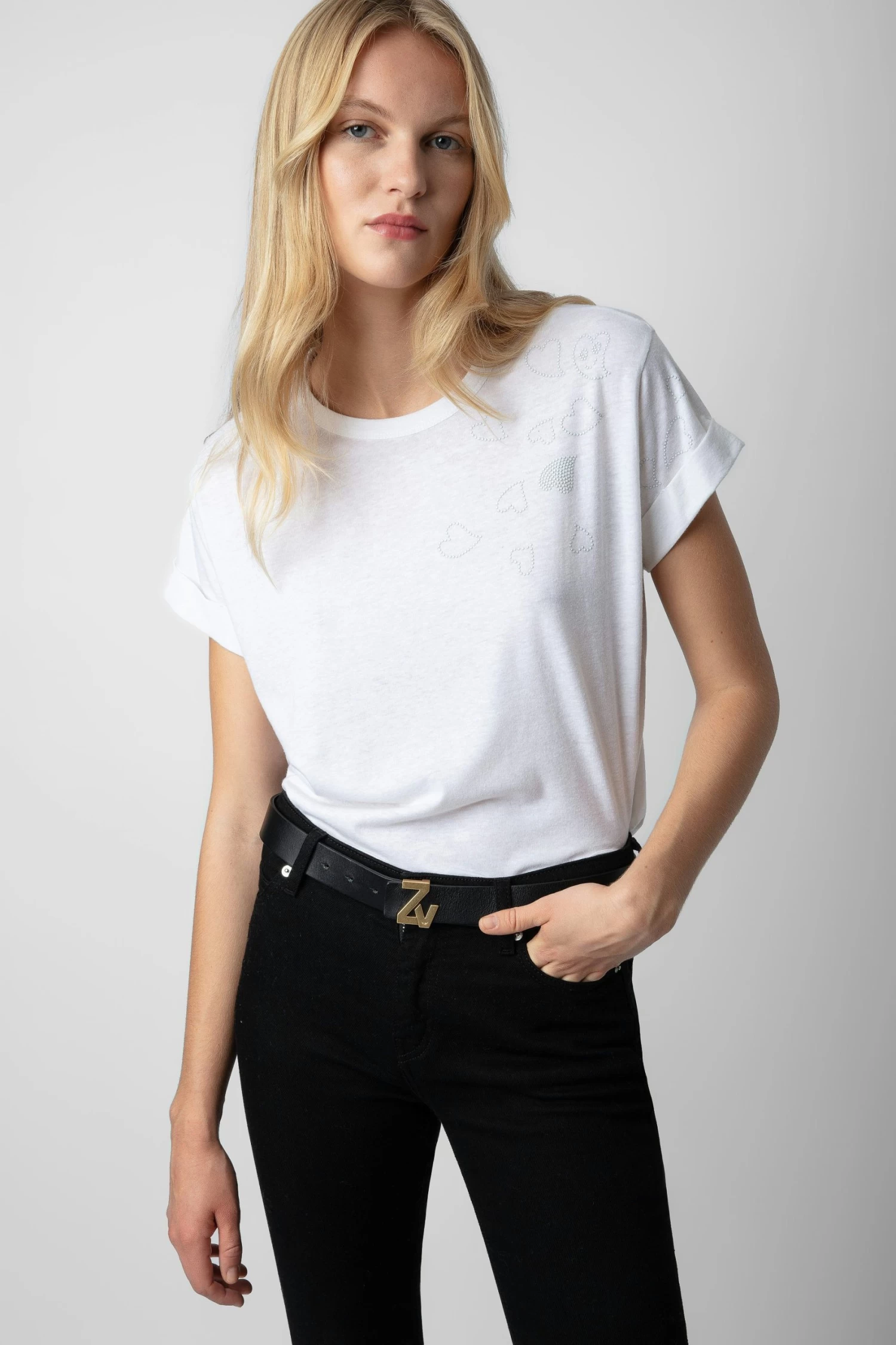 Zadig & Voltaire Anya T-shirt White 4 Zadig & Voltaire Anya T-shirt White - Image 2