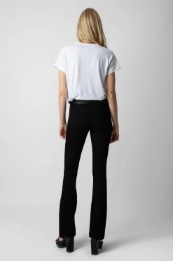 Zadig & Voltaire Anya T-shirt White 10 Zadig & Voltaire Anya T-shirt White -Trendy Threads Deals JWTS01638 BLANC 5