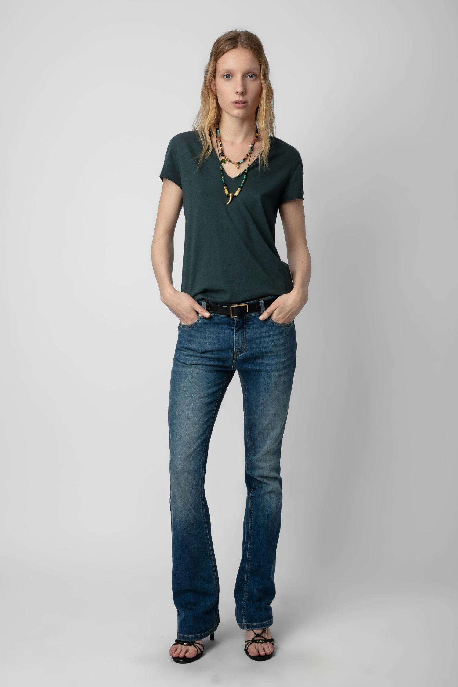 Zadig & Voltaire Story Fishnet T-shirt Nori 3 Zadig & Voltaire Story Fishnet T-shirt Nori