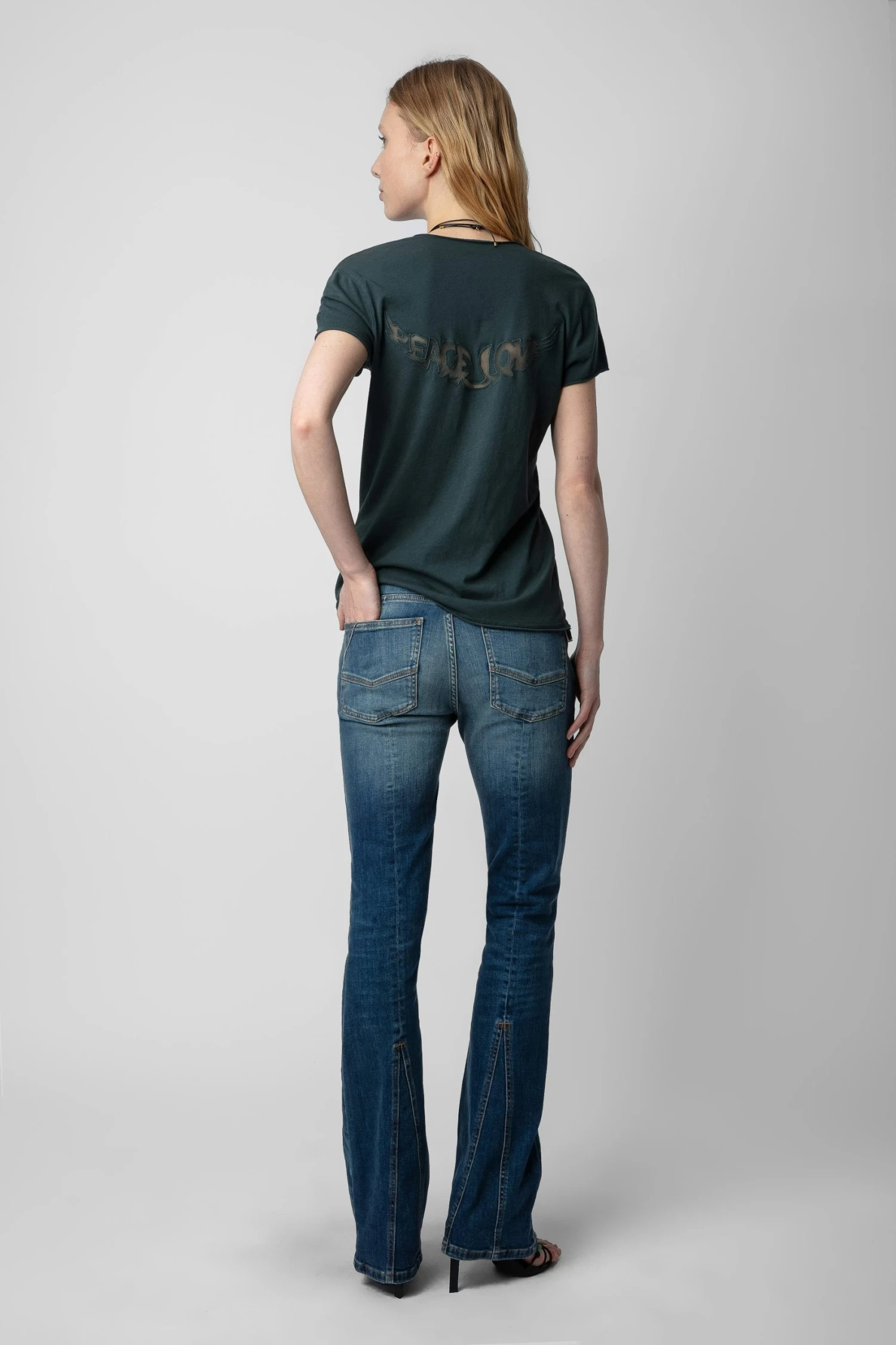 Zadig & Voltaire Story Fishnet T-shirt Nori 7 Zadig & Voltaire Story Fishnet T-shirt Nori - Image 5