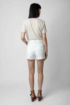 Zadig & Voltaire Wassa Diamanté T-shirt Petale -Trendy Threads Deals JWTS01646 PETALE 6