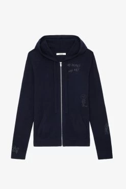 Zadig & Voltaire Clash Cardigan Encre -Trendy Threads Deals KMCA00219 ENCRE