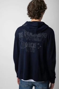 Zadig & Voltaire Clash Cardigan Encre -Trendy Threads Deals KMCA00219 ENCRE 5