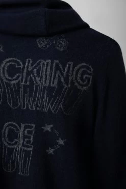 Zadig & Voltaire Clash Cardigan Encre -Trendy Threads Deals KMCA00219 ENCRE 6