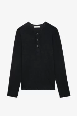Zadig & Voltaire Veiss Sweater Black -Trendy Threads Deals KMSW00636 NOIR