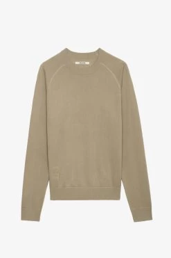 Zadig & Voltaire Thomaso Sweater Light Beige -Trendy Threads Deals KMSW00651 LIGHT BEIGE 1