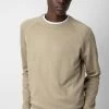 Zadig & Voltaire Thomaso Sweater Light Beige 2 Zadig & Voltaire Thomaso Sweater Light Beige -Trendy Threads Deals KMSW00651 LIGHT BEIGE 2 1