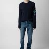Zadig & Voltaire Kennedy Cashmere Sweater Encre