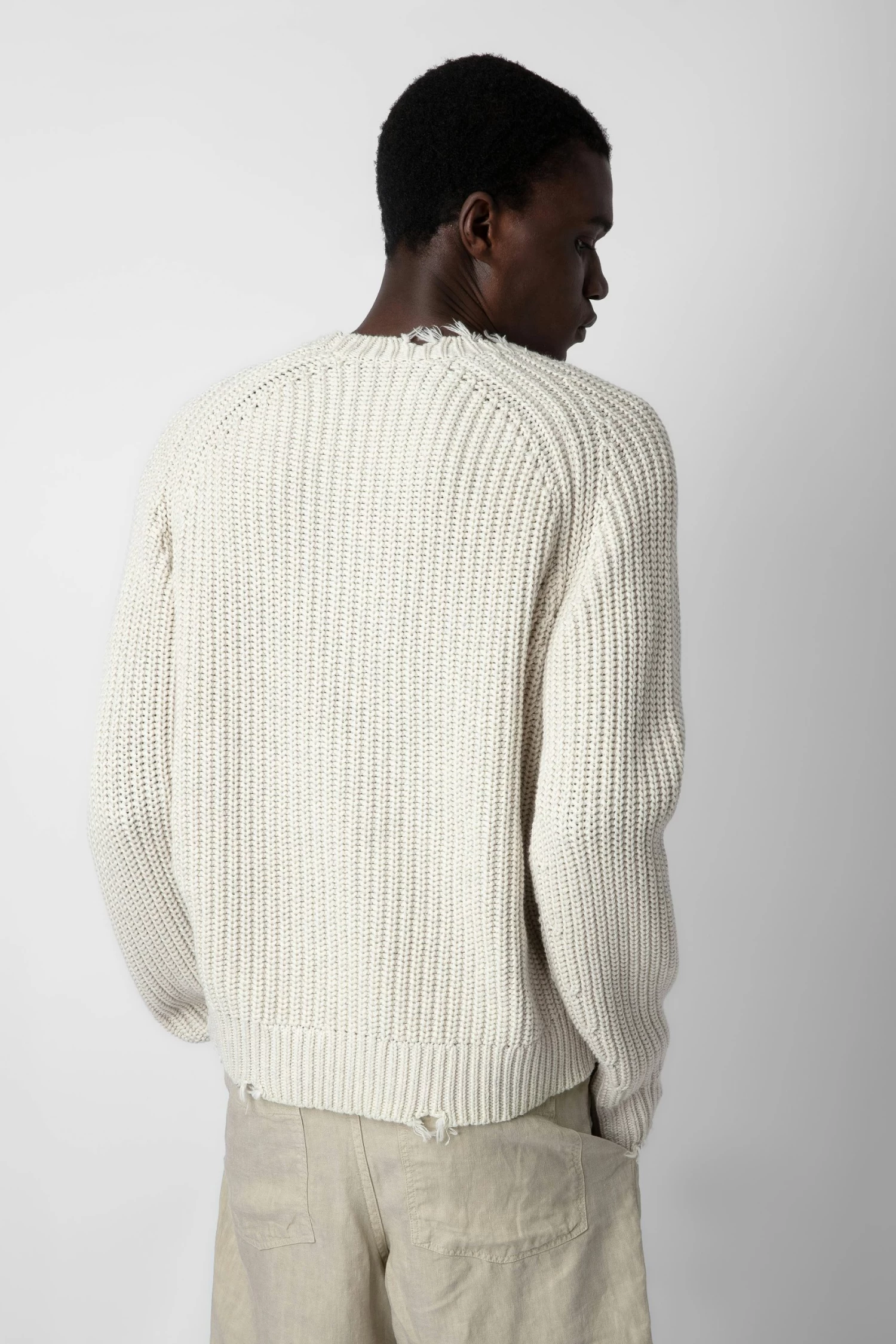 Zadig & Voltaire Tim Sweater Naturel 7 Zadig & Voltaire Tim Sweater Naturel - Image 5