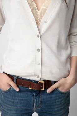 Zadig & Voltaire Jemmy Jewel Cardigan Neige 9 Zadig & Voltaire Jemmy Jewel Cardigan Neige -Trendy Threads Deals KWCA00564 NEIGE 3