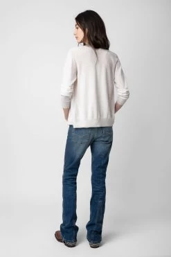 Zadig & Voltaire Jemmy Jewel Cardigan Neige 11 Zadig & Voltaire Jemmy Jewel Cardigan Neige -Trendy Threads Deals KWCA00564 NEIGE 5
