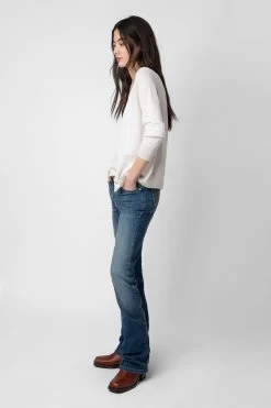 Zadig & Voltaire Jemmy Jewel Cardigan Neige 12 Zadig & Voltaire Jemmy Jewel Cardigan Neige -Trendy Threads Deals KWCA00564 NEIGE 6