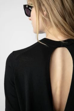 Zadig & Voltaire Emma Sweater Black 9 Zadig & Voltaire Emma Sweater Black -Trendy Threads Deals KWSW01480 NOIR 5