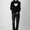 Zadig & Voltaire Lili Cashmere Sweater Black -Trendy Threads Deals KWSW01553 NOIR 3