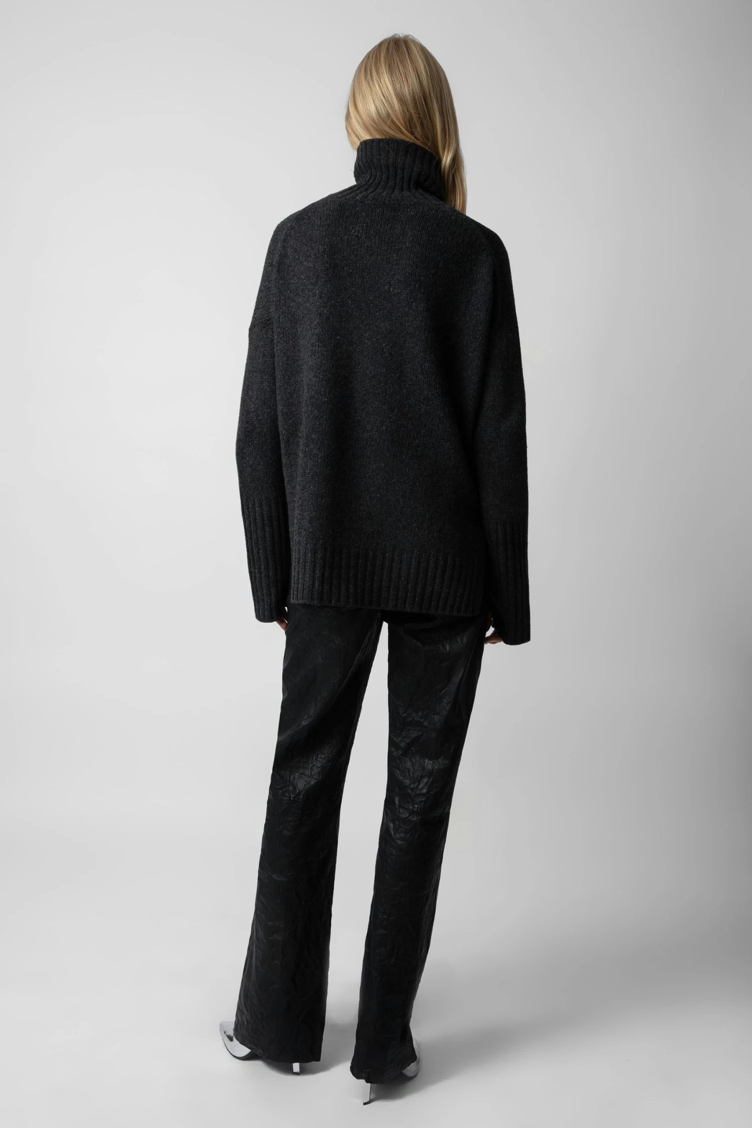 Zadig & Voltaire Alma We Heart Sweater Anthracite 6 Zadig & Voltaire Alma We Heart Sweater Anthracite - Image 4