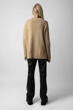 Zadig & Voltaire Alma Sweater Nut -Trendy Threads Deals KWSW01607 NUT 6